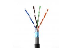 China Double Sheath CAT5E Ethernet Cable Waterproof Copper FTP 4 Pair 8 Pair supplier