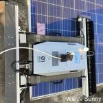 Crawler Style Solar Panel Cleaner for Large Coverage Photovoltaic Panel Self Cleaning for sale