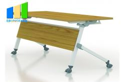 China Office Furniture And School Desk Foldable Training Room Table With Wheels supplier
