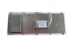 China Industrial Trackball Keyboard IP67 Washable Kiosk 100mA With Separate FN Keys supplier