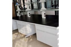 China Modern White Lab Wall Bench High Durability supplier
