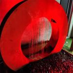 Home Decoration Corten Steel Waterfall Fountain*1800mm Customized for sale