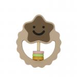 Eco Friendly Soft Baby Rattle Toy With Food Silicone Material for sale