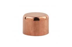 China 150 PSI Copper Pipe Cap For Threaded Connection Pipe Fitting Customized Shape supplier