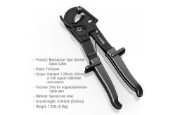 China Multipurpose Black Hand Ratchet Cable Cutters For Automotive Work supplier