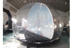 China 3M 4M Large PVC Christmas Snow Globe Inflatable Snow Globe Ball Photo Booth supplier