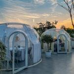 Waterproof Luxury Resort Glamping Bubble Tent Dome House With Bathroom for sale
