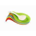 Heat Resistant Silicone Kitchen Gadgets / Flexible Silicone Spoon Rest Holder for sale