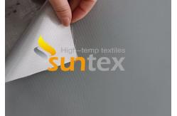 China Single Side Silicone Coated Fiberglass Fabric For Expansion Joints Compensator supplier