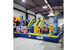 China Commercial Sea Theme Playground Inflatable Combo Game bouce slide climbing supplier