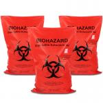 HDPE Biohazardous Waste Bags With Gravure Printing Customize Size