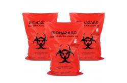 China HDPE Biohazardous Waste Bags With Gravure Printing Customize Size supplier