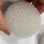 Perforated White Filter Sponge Mesh Polyurethane Cylindrical Foam for sale