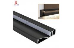 China Recessed Aluminium Profiles For Indirect Lighting By Led Strips 10mm supplier