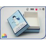 Christmas Snowman 4C Printed Customized Size Rigid Shoulder Box With Buttons for sale