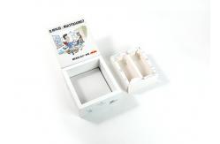 China CMYK Food Storage Cardboard Boxes Tray With Drink Holder supplier