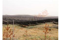 China 1mw Panel Mount Single Axis Solar Tracker 18m/S RS485 Remote Start supplier
