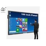 450nit 70 Inch Smart Board Interactive Whiteboard Windows 10 OS for sale