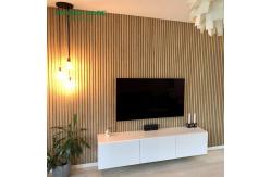 China Edge to Edge 13mm Customized 26kg/pcs Soundproof Polyester Fiber Room Acoustic Panels supplier