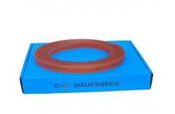China Single Bevel Polyurethane Squeegee Silk Screen Printing Rubber Squeegee supplier
