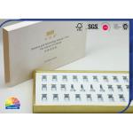Reusable CMYK Gold Hot Stamping Folding Carton Box For Small Bottle Packaging for sale