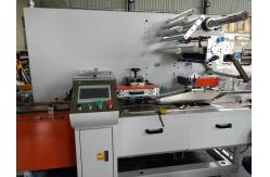 China Automatic Toilet Tissue Paper Single Roll Packing Machine PLC Adjustable Size supplier