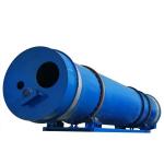 Three Channels Rotary Drum Dryer With Cyclone Dust Collector for sale