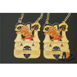 Carnival Medaillen Metal Award Medals Colors Filled With Chain & Background Texture  Varnish Finish for sale