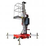 Hydraulic Aerial Platform Lift 9m 150kg Single Mast Lift For Factory Exhibition for sale