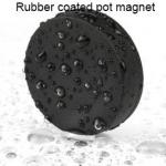 Strong Neodymium Rubber Coated magnetic base Holding Magnet for sale