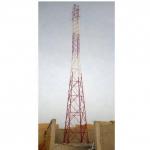 RDS RDU Telecommunication Steel Tower With Brackets And Palisade Fence for sale