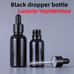 5ml 10ml 15ml 20ml 30ml 50ml 100ml Black Essential Oil Bottle Glass Dropper Bottle for sale