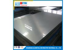 China 2mm PVDF Coated Acp Aluminum Composite Panel Silver 1220mm Cassette Cladding Plate supplier