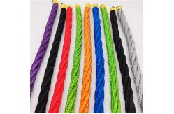 China Twisted Polyester Combination Wire Rope 16mm 4 Strands For Playground Swing supplier