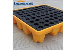 China Anti Overflow 4 Drum Spill Pallet 55 Gallon Drum Spill Containment supplier