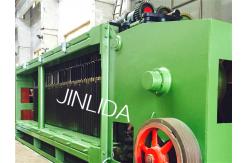 China 22kw Iron 25r/Min Gabion Hexagonal Mesh Knitting Machine  Double Twist supplier