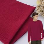 Skin Friendly Cotton French Terry Fabric 21S Knitted Pique Material For Hoodie for sale