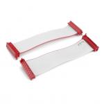 Micro Match Connector Flat Electrical Wire IDC UL2651 Red Flat Ribbon Cable for sale