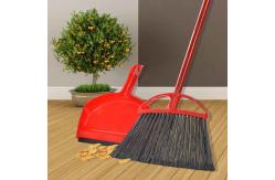 China 22mm Angle Broom And Dustpan Attachable PP Pan With TPR Lip supplier