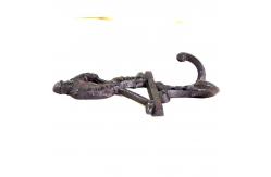 China Ice Hockey Rustic Cast Iron Coat Hooks Cast Iron Crafts supplier