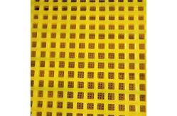 China Square Polyurethane Rubber Tension Screen With Hooks For Mine And Quarry supplier