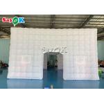 210D Oxford Cloth Inflatable Led Cube Tents Square 7*7*4mH
