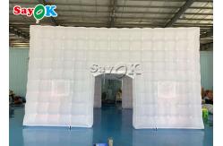China 210D Oxford Cloth Inflatable Led Cube Tents Square 7*7*4mH supplier
