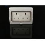 Outdoor Parking Lot Two British Wall Switch Socket Open Angle Up To 90° for sale