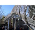 Stainless Steel Zoo Wire Mesh , Knitted Animal Enclosure Mesh Fence