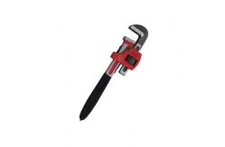 China Customized British Type Pipe Wrench with Dipped Handle Max Torque Capacity 200N-m OEM supplier