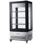 400L Commercial Upright Freezer Four Side Ventilated Cooling ice cream display for sale