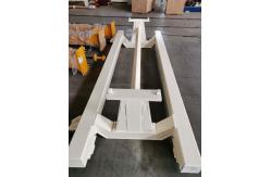 China 1500kg L4200mm Concrete Saw Trolley For Moving Material supplier
