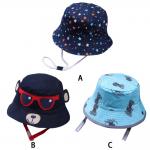 ACE new brand custom private brand cotton with digital printed baby bucket hat cap upf 50+ for sale