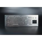 Metal Stainless Steel Industrial Keyboard With Touchpad For Kiosk